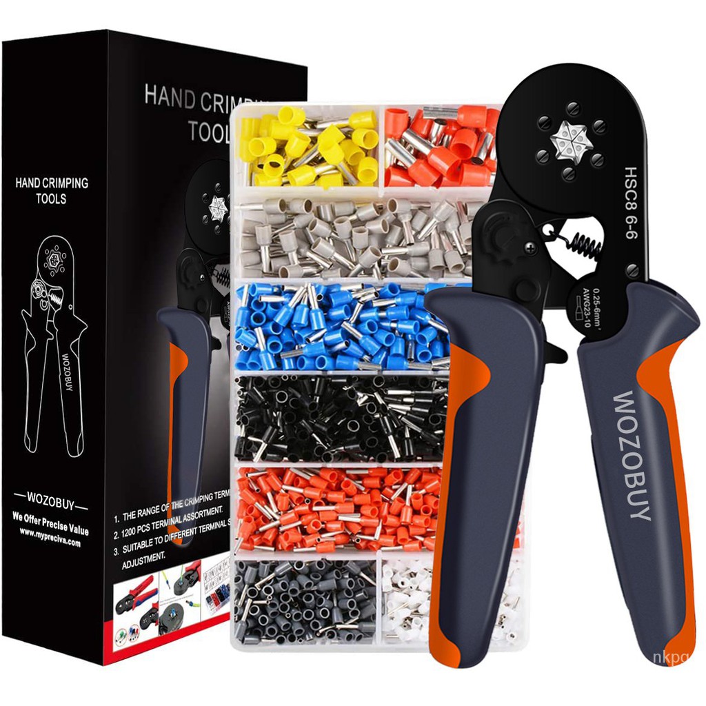 Wire Ferrule Crimping Tool,Hexagonal Ferrule Crimp Tool HSC8 6-6 Self ...