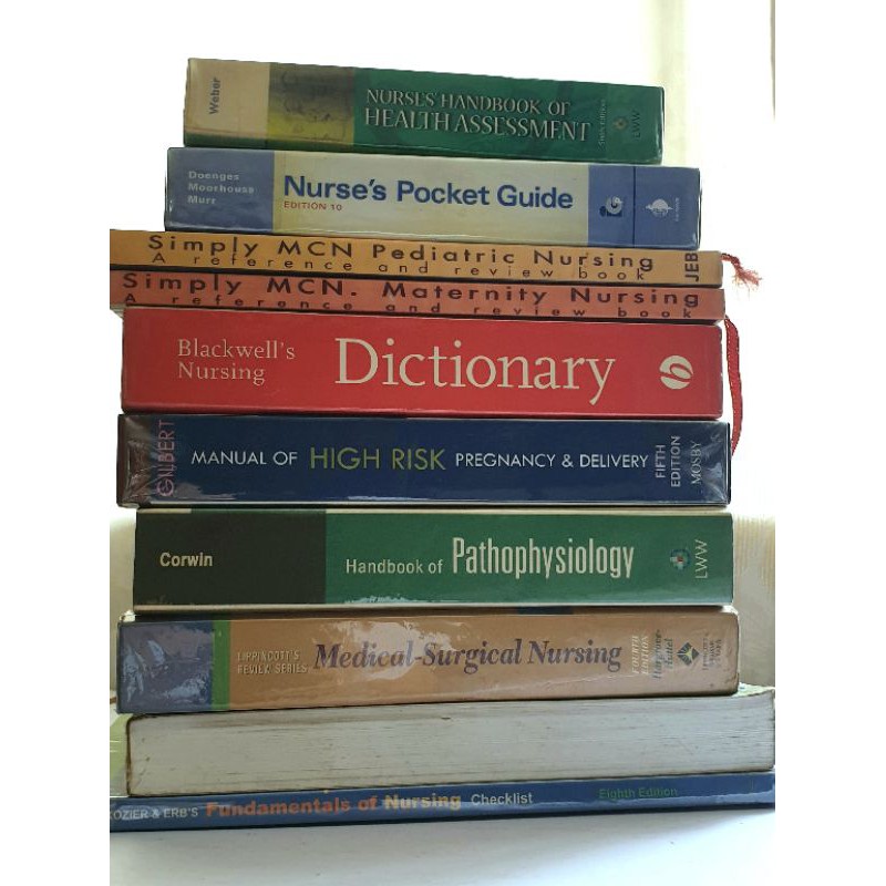 Used Nursing Reference books and Reviewers | Shopee Philippines