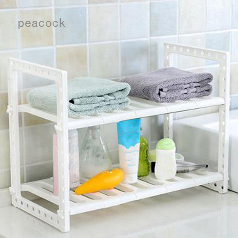 Multifunctional Under Sink 2Tier Expandable Shelf Storage Organizer