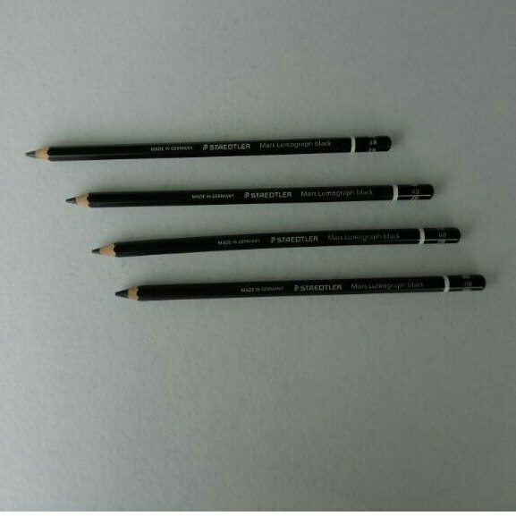 Staedtler Mars Lumograph Black- 2B /4B /6B /8B | Shopee Philippines