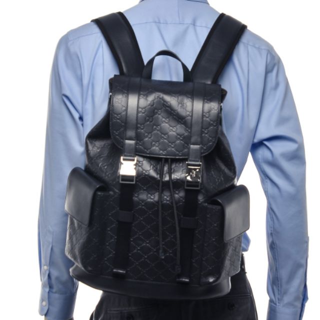 gucci signature backpack