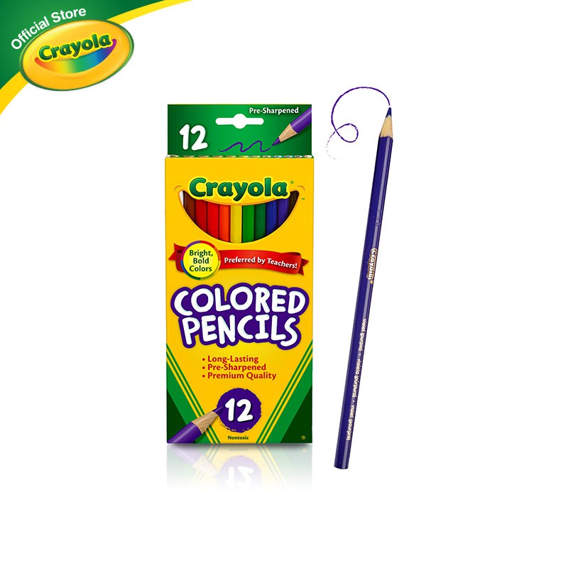 Crayola Colored Pencils, 12 Colors Shopee Philippines