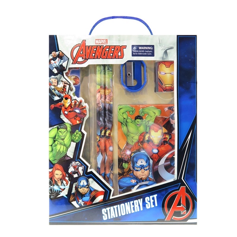 Marvel Avengers 6Pcs Stationery Set Shopee Philippines