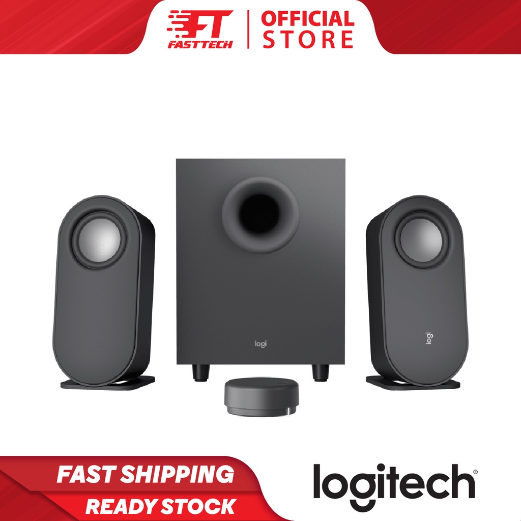 Logitech Computer Speakers Z407 with Subwoofer, Wireless Control