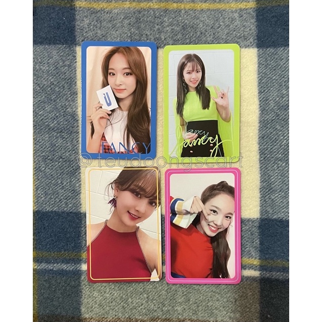 Twice Fancy Official Photocards Nayeon Jeongyeon Jihyo Tzuyu