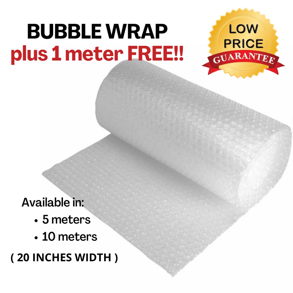 BUBBLE WRAP Roll 20 inches width Plus 1 meter FREE Shopee Philippines