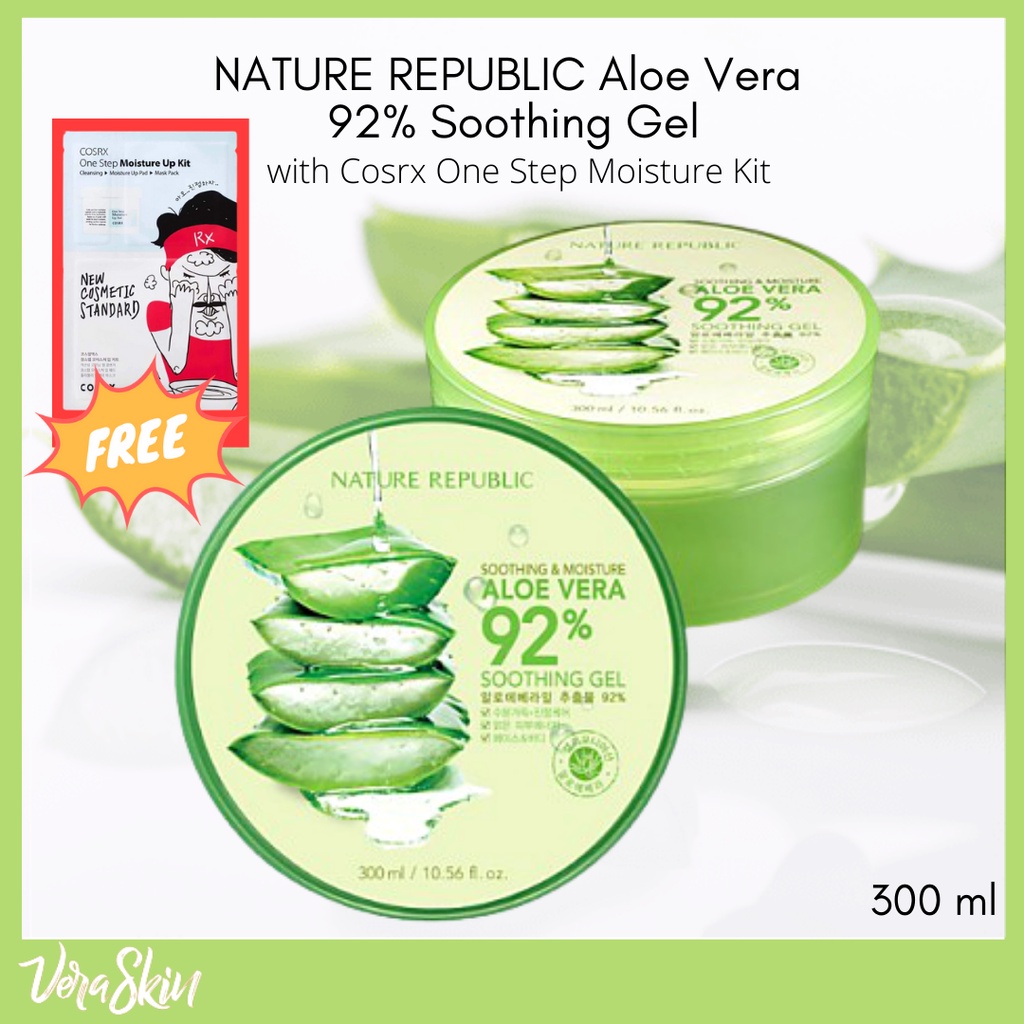 NATURE REPUBLIC Aloe Vera 92 Soothing Gel Soothing and Moisture 300ml