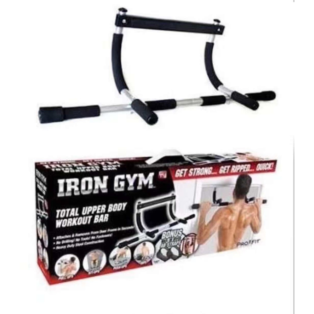 Iron Gym Body Portable Workout bar Total Upper Body Workout Bar Upper