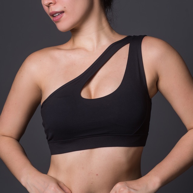 one sided sports bra