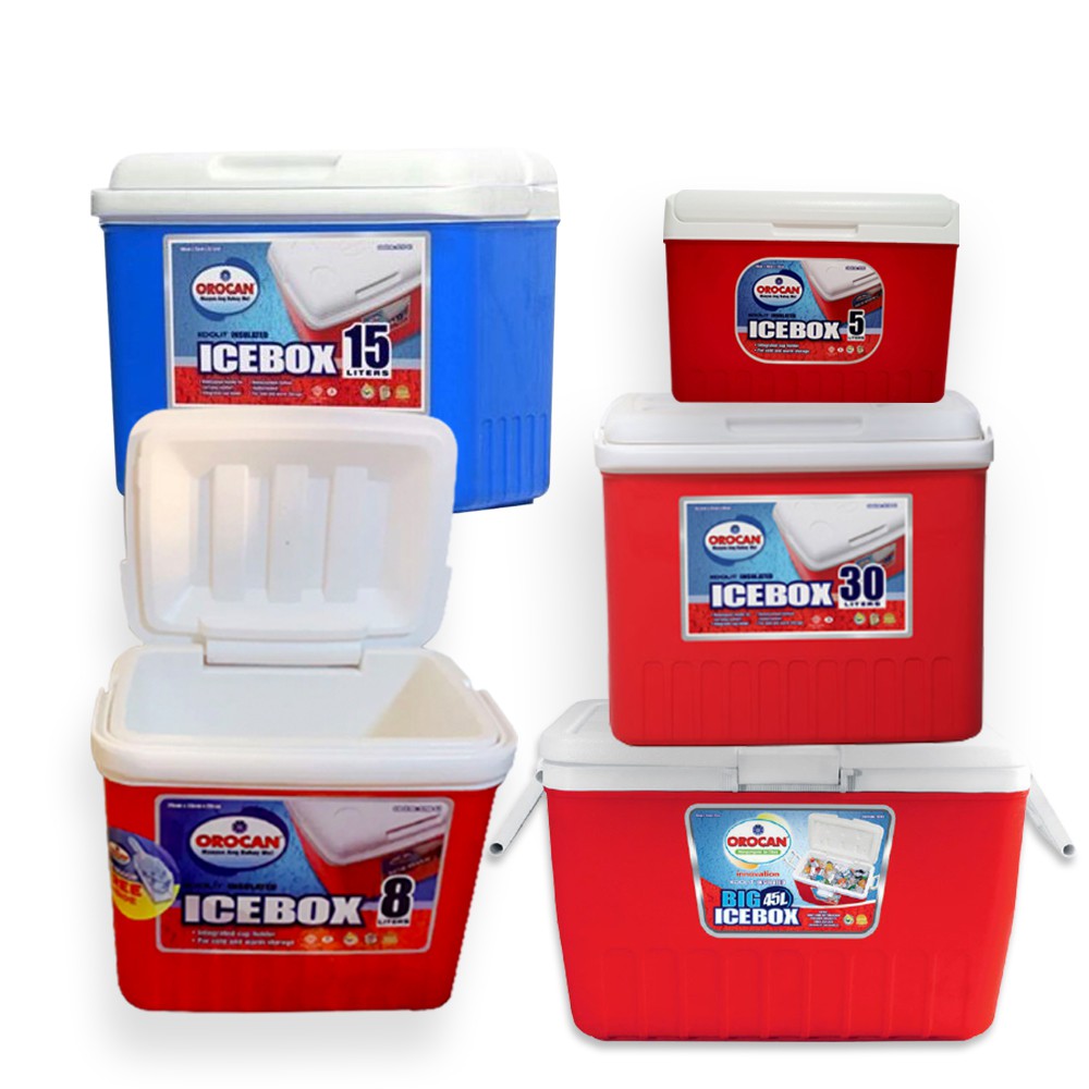 Orocan Ice Box Cooler Cod Insulated Ice Chest Box Extreme Cooler 5l 8l 15l 30l 45l 6270