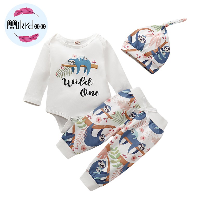 cute sloth baby clothes