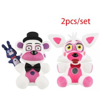 Fnaf Five Nights At Freddy S Sister Location Plush Funtime Freddy With Bon Bon Shopee Philippines