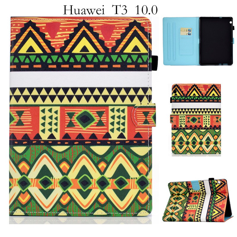 Huawei Mediapad T3 10 0 Case Ags W09 Ags L09 Honor Tablet 2 9 6 Soft Glue Cute Printed Pattern Stand Protective Case Shopee Philippines