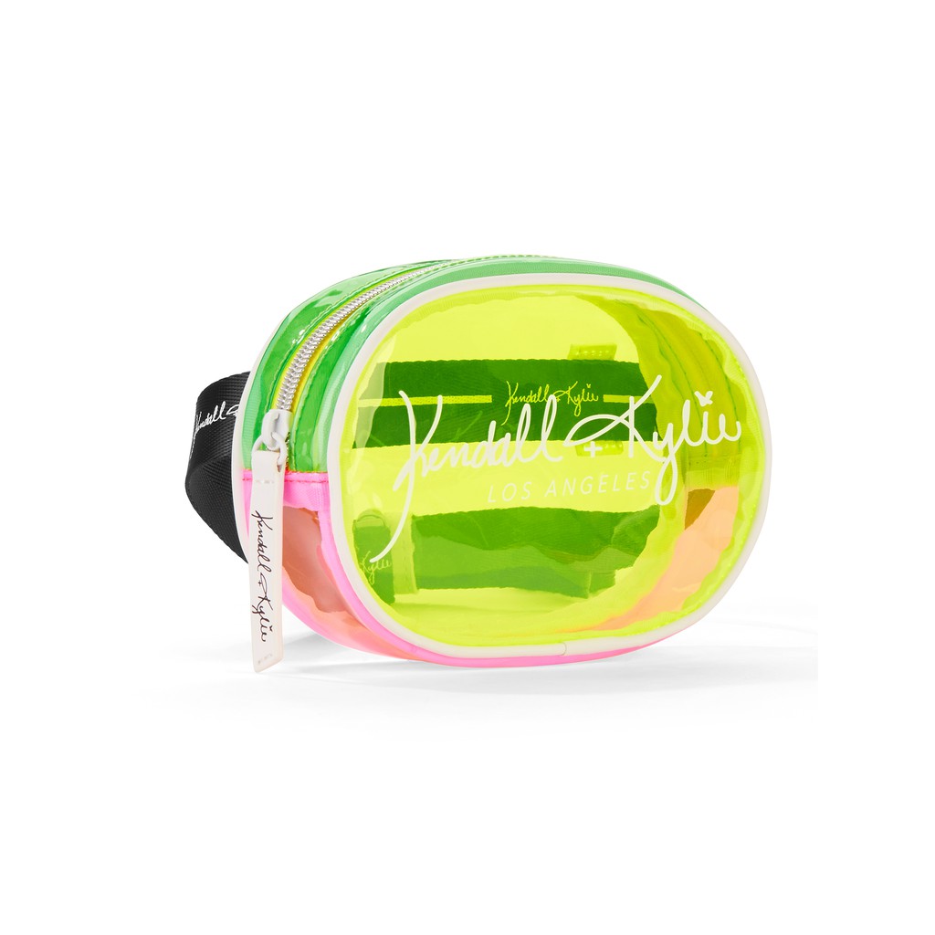 neon transparent bag