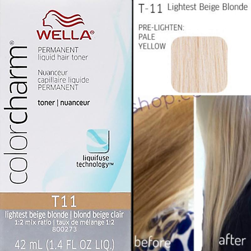 T11 Wella Toner : Wella Color Charm T11 Lightest Beige Blond