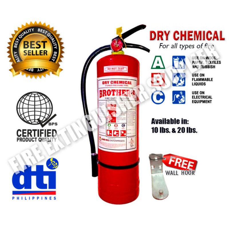 Fire Extinguisher 10lbs DRY CHEMICAL Shopee Philippines