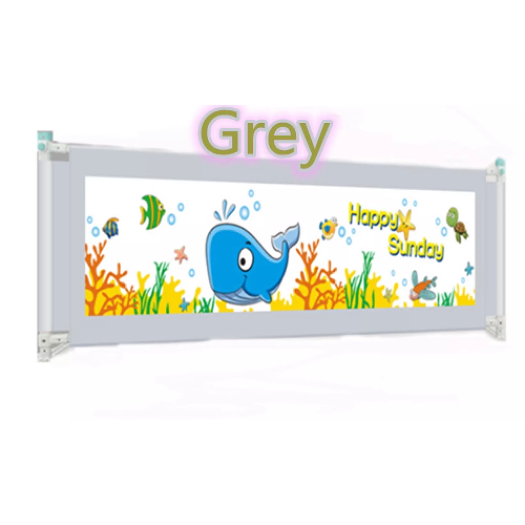Baby Bed Bedside Guard Rail Fence 1.5m Shopee Philippines