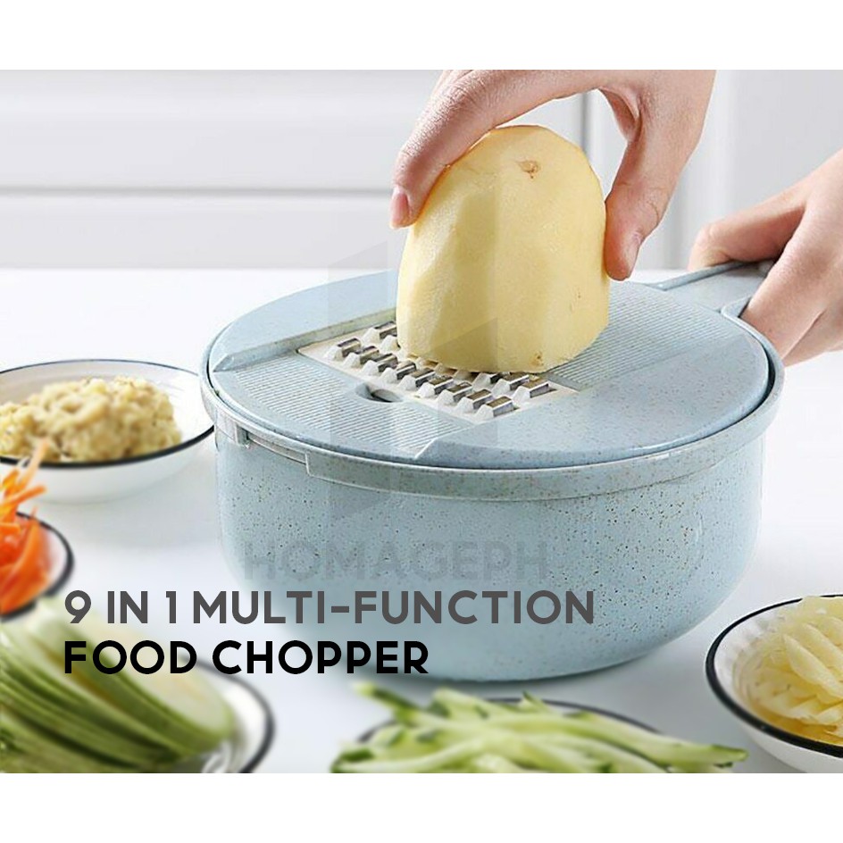 9 in 1multifunction food chopper carrot potato grater onion slicers