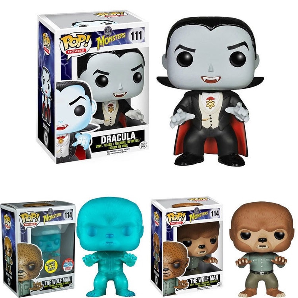 Funko Pop Universal Monsters - Dracula Wolfman Vinyl Figure | Shopee ...