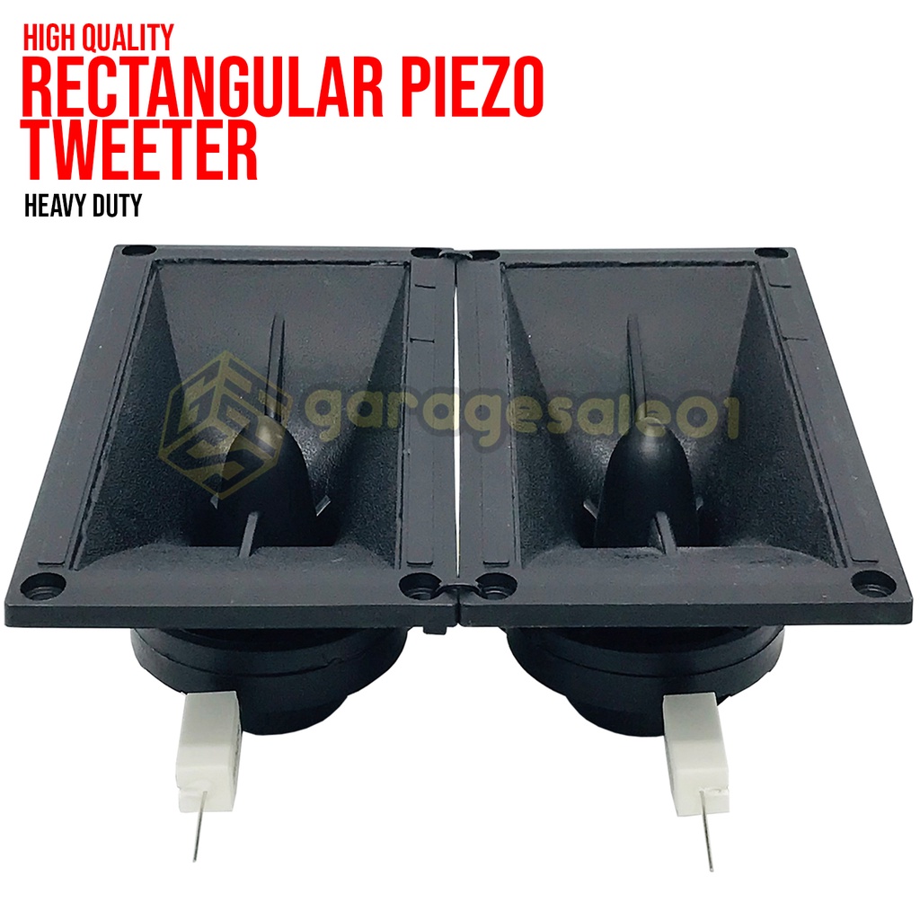 Rectangular High Quality Piezo Tweeter w/o Grills Heavy Duty | Shopee ...