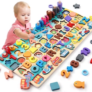 Montessori Building For Early Learning Toys For 3D Blocks For Kids kids Number Board Toys