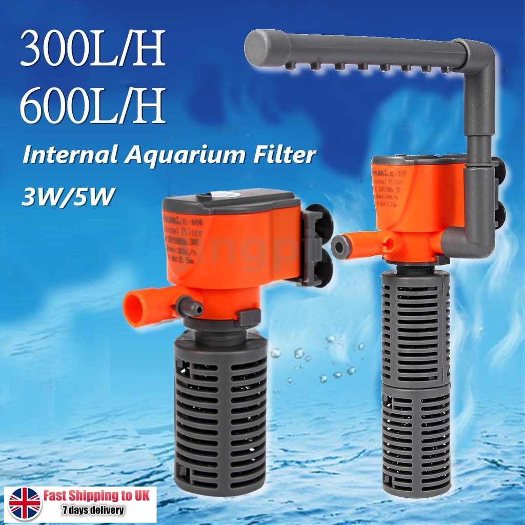 Local Stock Submersible Aquarium Mini Filter Internal Oxygen Pump Spray ...