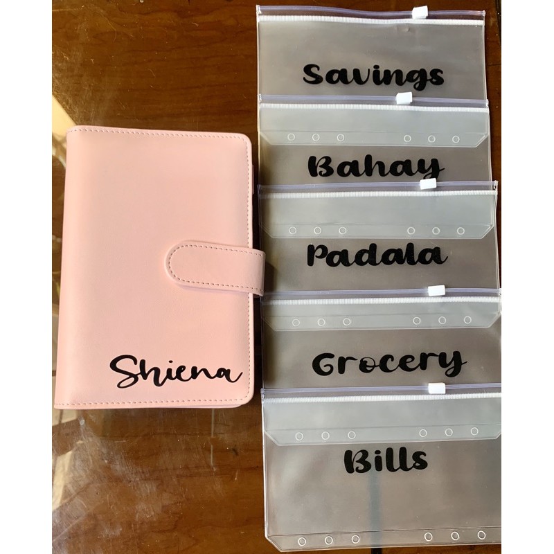 Personalized Budget Binder with 5pcs Ziplock Shopee Philippines