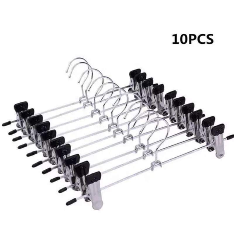 Metal clip hanger (10pcs) Shopee Philippines