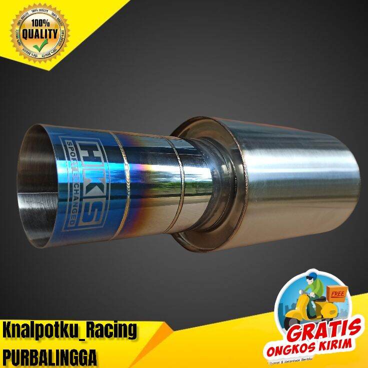 Hks Pong Blue Stainles Racing Car Exhaust Full Dry Sound Exhaust Racing