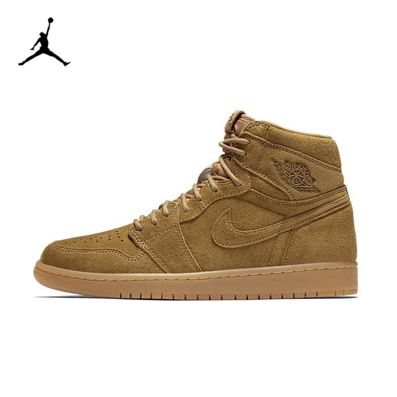nike air jordan 1 retro high wheat