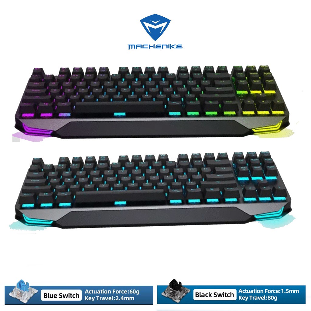 Machenike K7 Mechanical Keyboard (Black or Blue Switch/ Wireless/Wired