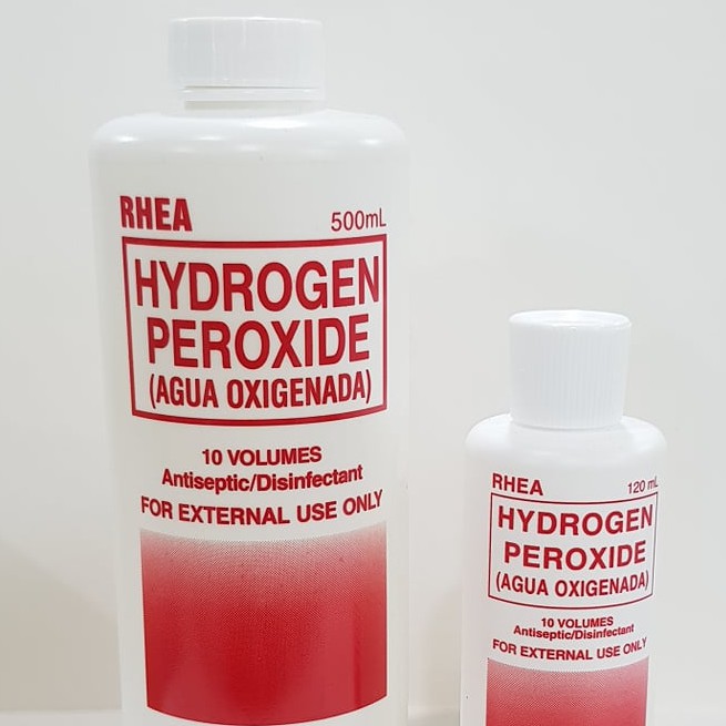 Hydrogen Peroxide 10vol Antiseptic disinfectant solution 500ml 120ml