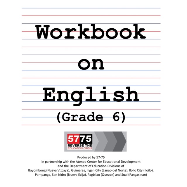 Learning Materials English Workbook for Grade 6 Shopee Philippines