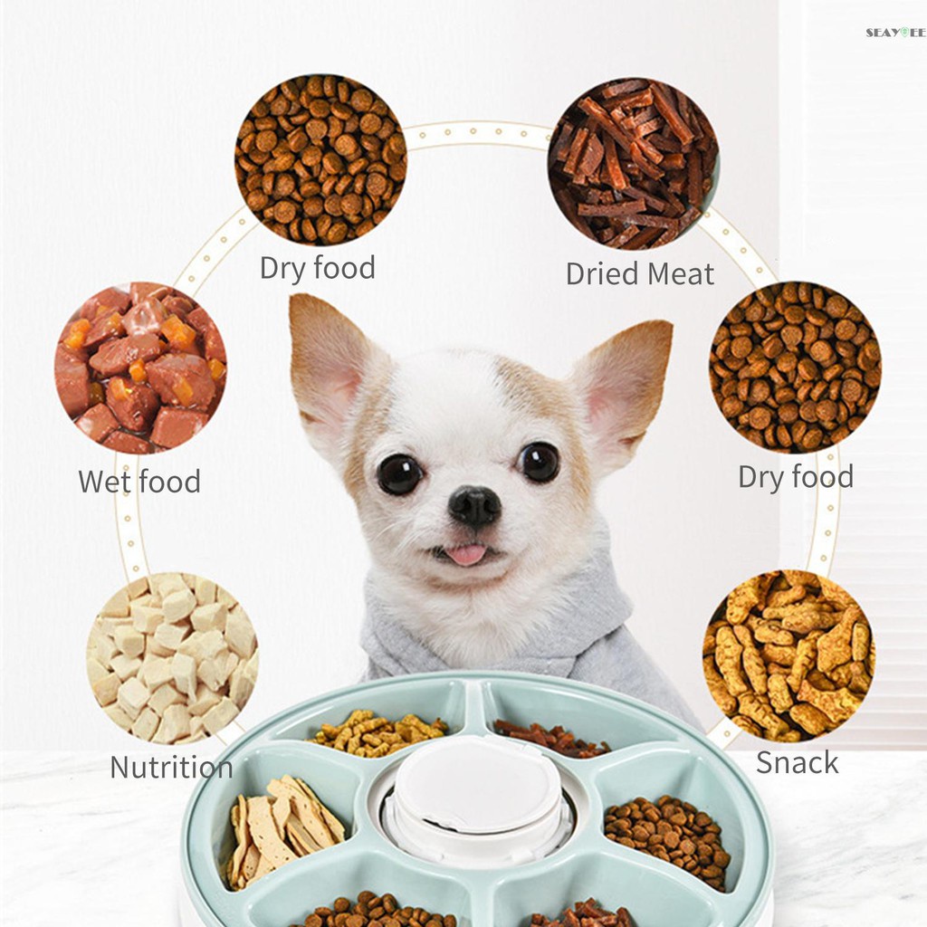 Automatic Pet Feeders Food Bowl LCD Screen Timer Dog And Cat Dog Food Dispenser #7