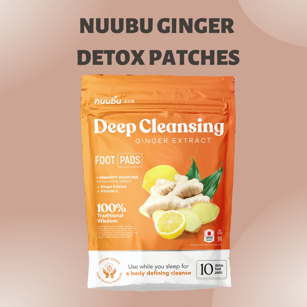 Nuubu Ginger Foot Detox Patches Shopee Philippines