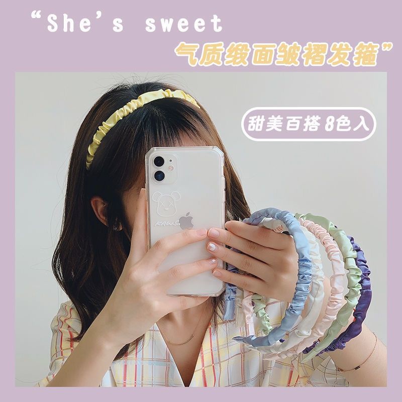 KOREAN HEADBAND SET ELEGANT COLOR ( RANDOM ) Shopee Philippines