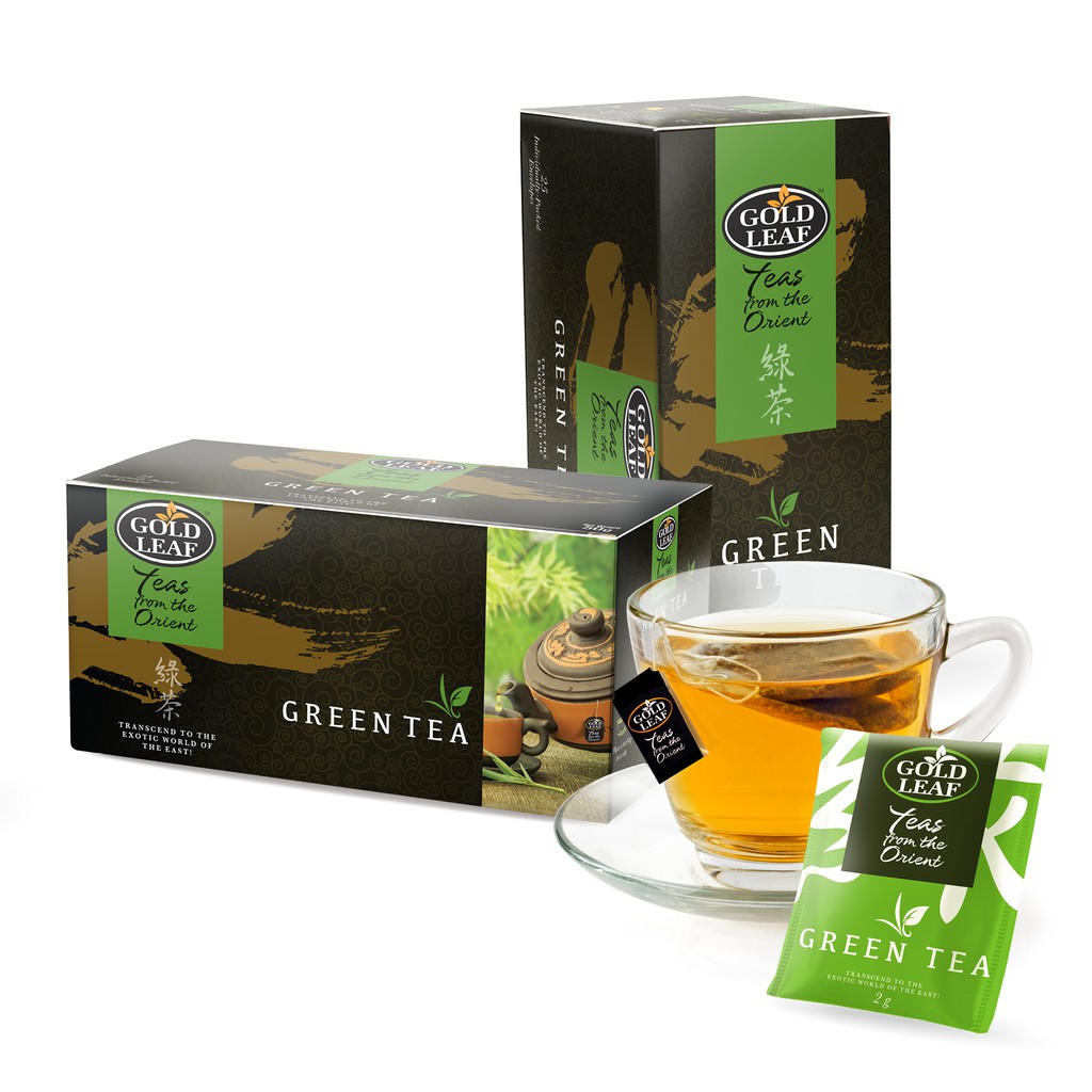 Gold Leaf Oriental Blends Green Tea 25 Teabags ( great taste