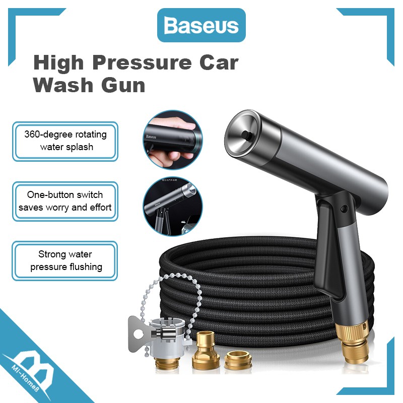 Baseus Car Washing Gun Sprayer Nozzle Car Water Gun High Pressure Power