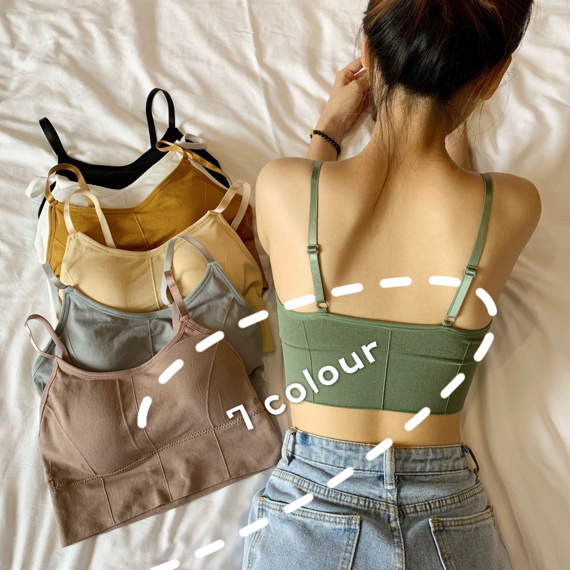 backless shirt with bralette