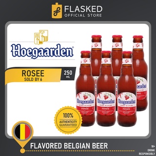 Hoegaarden Rosee Belgian Beer 6 Bottles 250mL