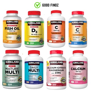 Kland Fish Oil Vitamin D3 Vitamin C Daily Multi Calcium Magnesium Zinc Glucosamine Supplement