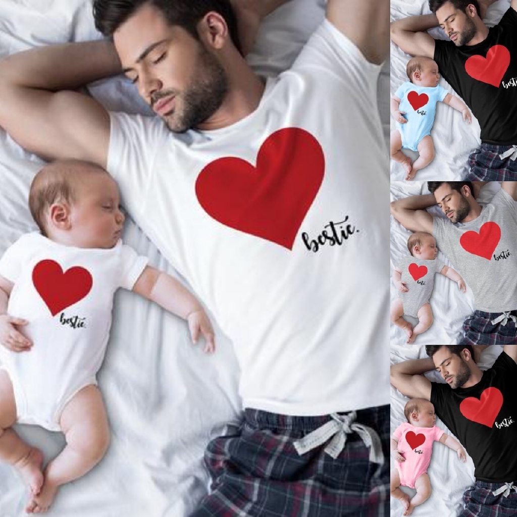 matching clothes with baby