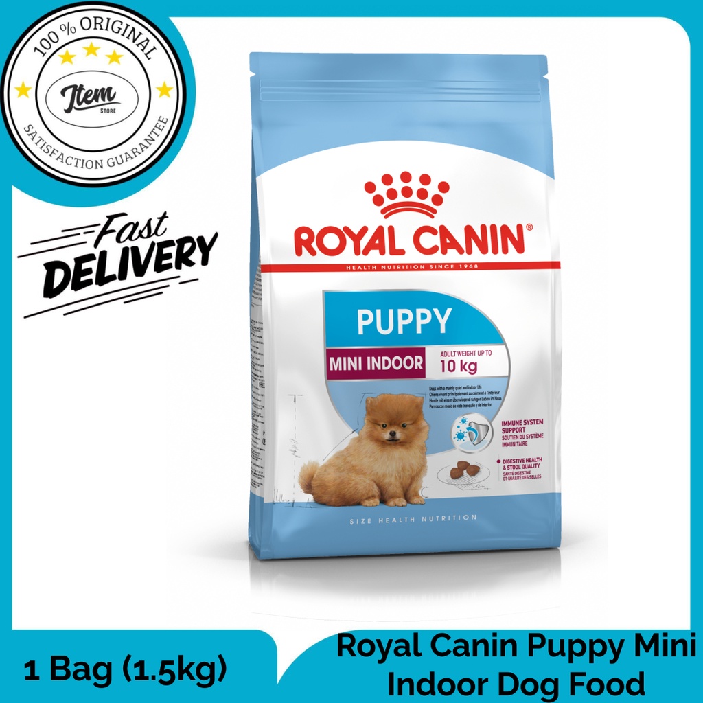 ROYAL CANIN MINI INDOOR PUPPY DOG DRY FOOD 1.5KG Shopee Philippines