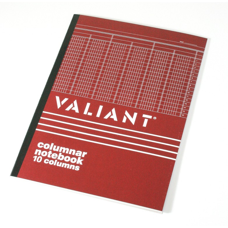 Valiant Accounting Columnar Notebook 10 Columns Shopee Philippines