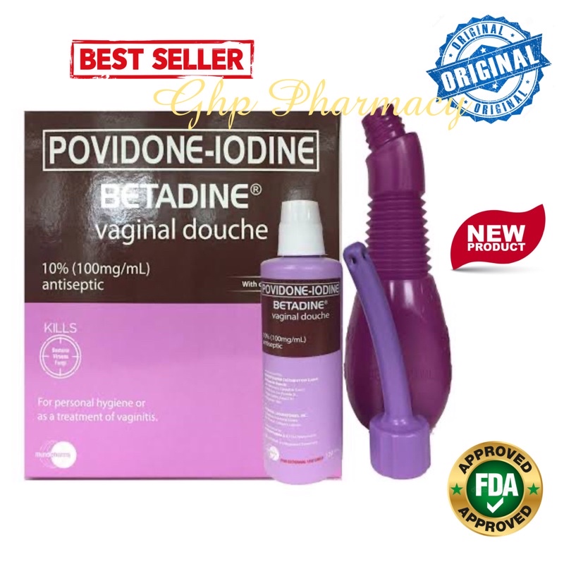 BETADINE, POVIDONE-IODINE, PERSONAL HYGIENE V. DOUCHE KIT | Shopee ...