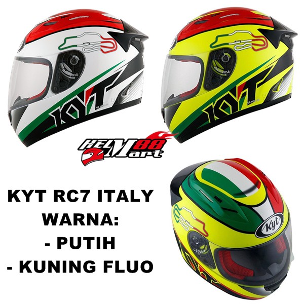 Logo Kyt Rc7 - Kyt Rc7 Rc 7 Rc Seven Helmet Italy Yellow ...