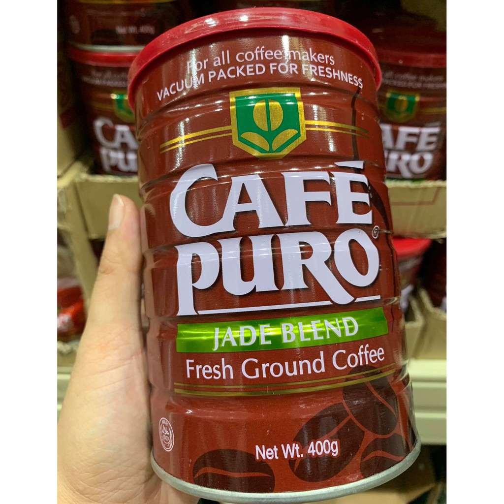 Cafe Puro Fresh Ground Coffee Jade Blend 400g Keto