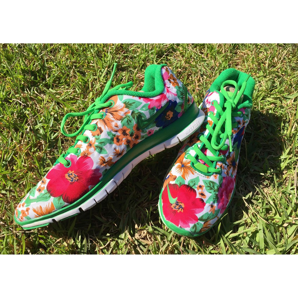nike floral shoes