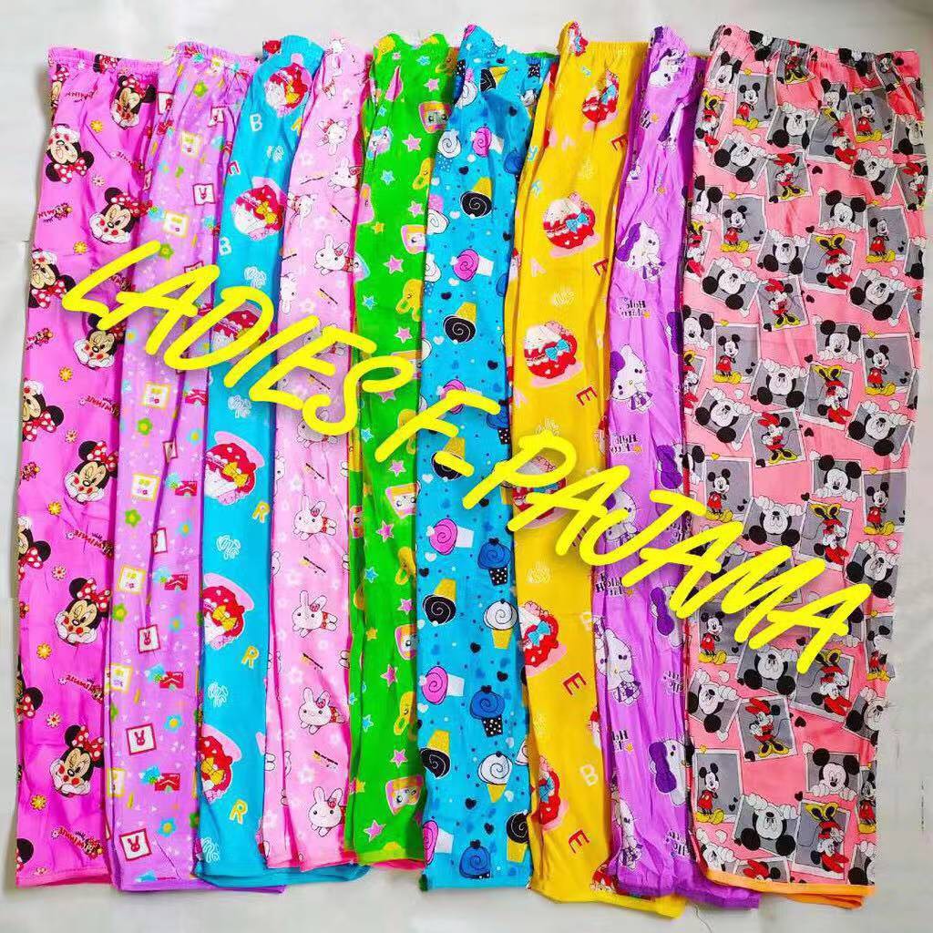 Lucky Cotton Pajama For Women Sleepwear Adult Pajama Shopee Philippines