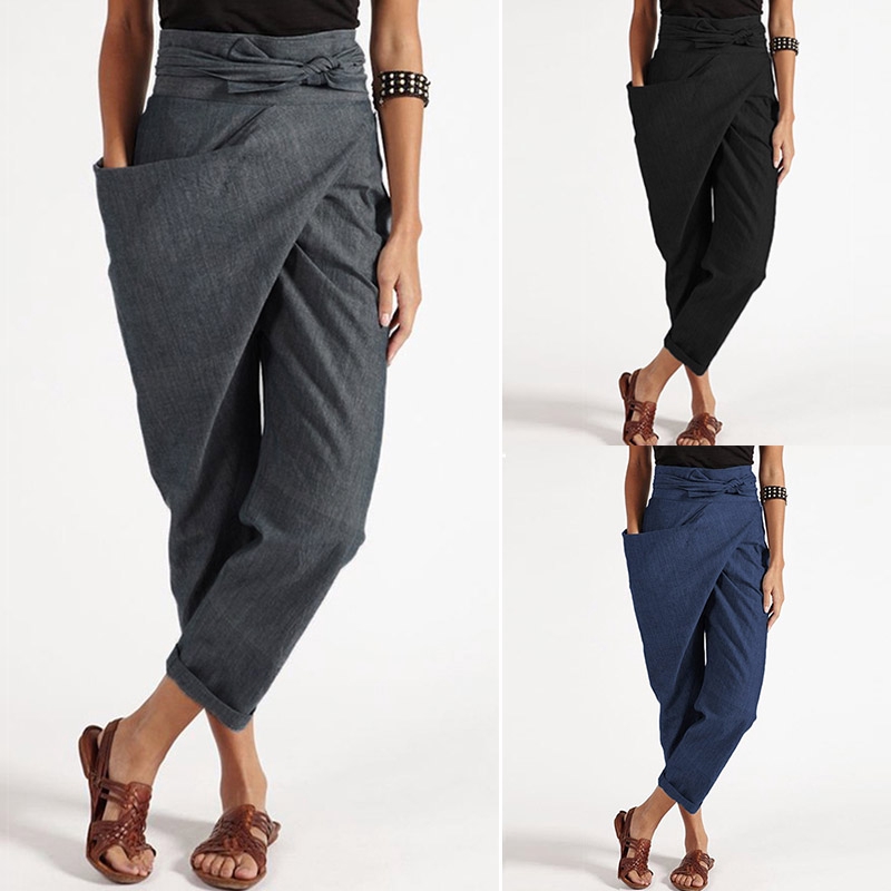 plus size grey trousers